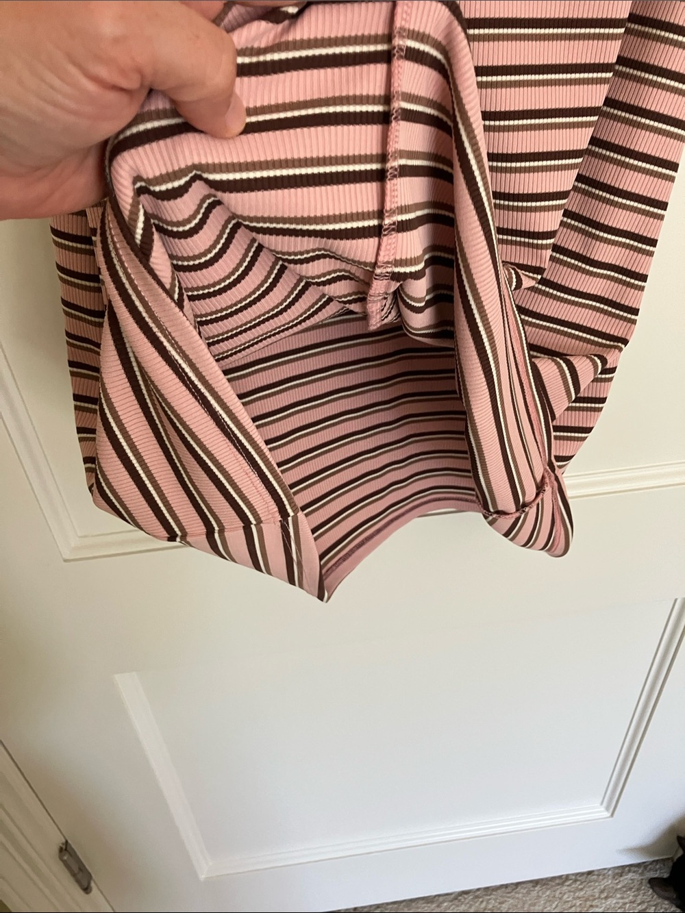 Reformation Pink & Black Striped Sleeveless Mini Dress - Picture 5 of 5